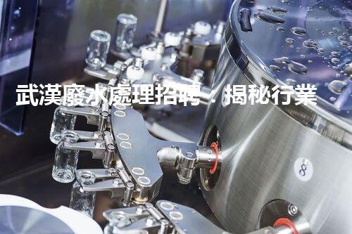 武漢廢水處理招聘：揭秘行業(yè)內幕，你不明白的就業(yè)機會？